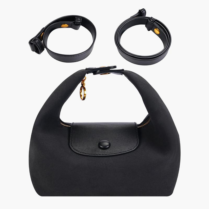 Women'S Soft Frosted Shoulder Bag with 2 Removable Straps Multiple Carrying Options Crossbody Bag in Stylish Colors