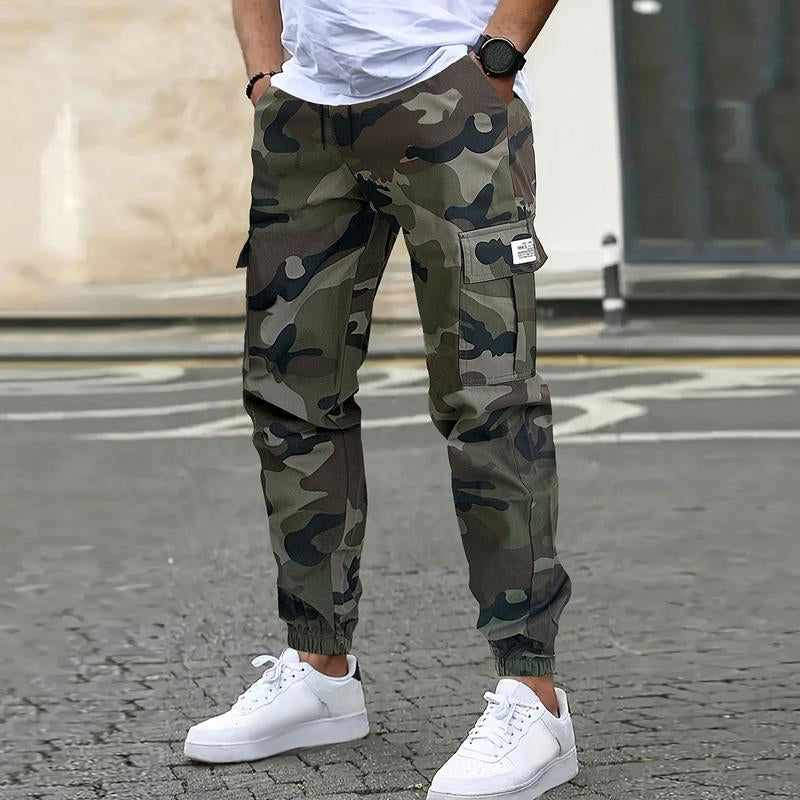 Men'S Multi - Pocket Streetwear Cargo Pants - Rugged Durable Construction, Functional Flap Pockets. Versatile for Casual Daily Wear, Street Style Looks & Light Tactical Missions. Various Color Options
