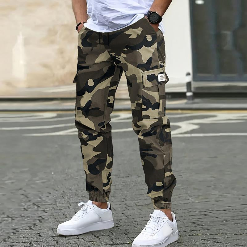 Men'S Multi - Pocket Streetwear Cargo Pants - Rugged Durable Construction, Functional Flap Pockets. Versatile for Casual Daily Wear, Street Style Looks & Light Tactical Missions. Various Color Options