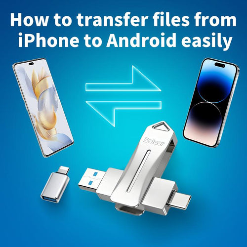 3-In-1 USB Drive 128GB for Iphone/Ipad/Android/Pc Plug-And-Play No App Needed High Transfer Speed Universal Compatibility Tb Drive High Speed Usb Iphone and Flash High-Speed Multifunctional Flash Drive Memory Storage Cloud Case